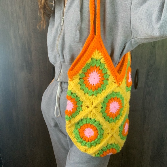 Handmade crotchet bag - Picture 4 of 5